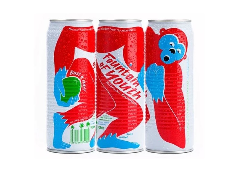 青春泉100%天然椰子水包裝設(shè)計