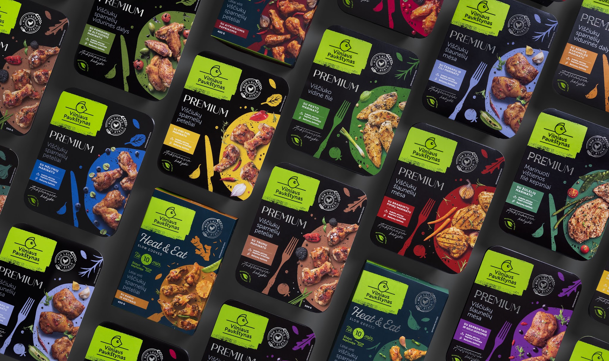 國際包裝設計欣賞|雞肉包裝設計&凍品包裝