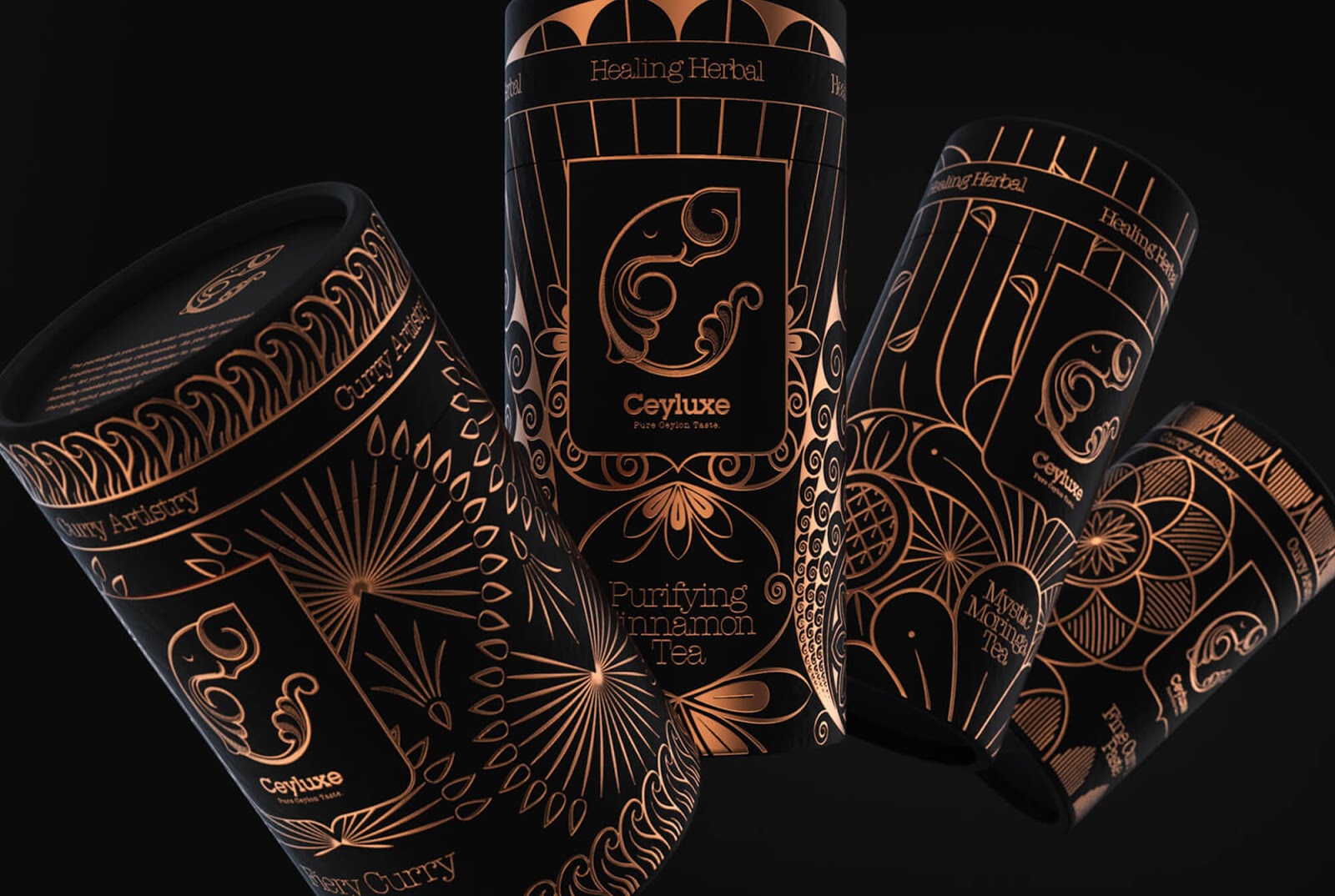 紙罐涼茶包裝設計欣賞