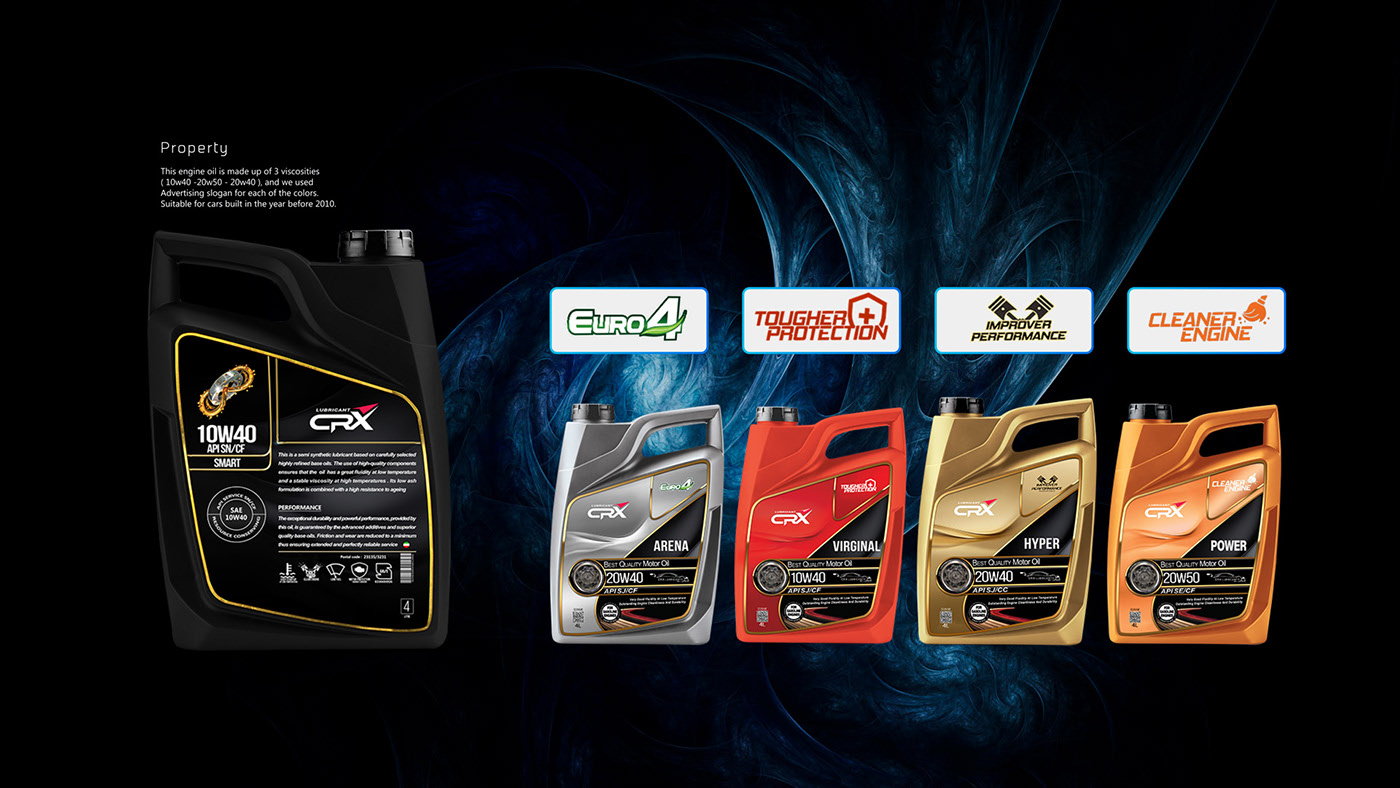 伊朗ARJ 潤滑油包裝設計