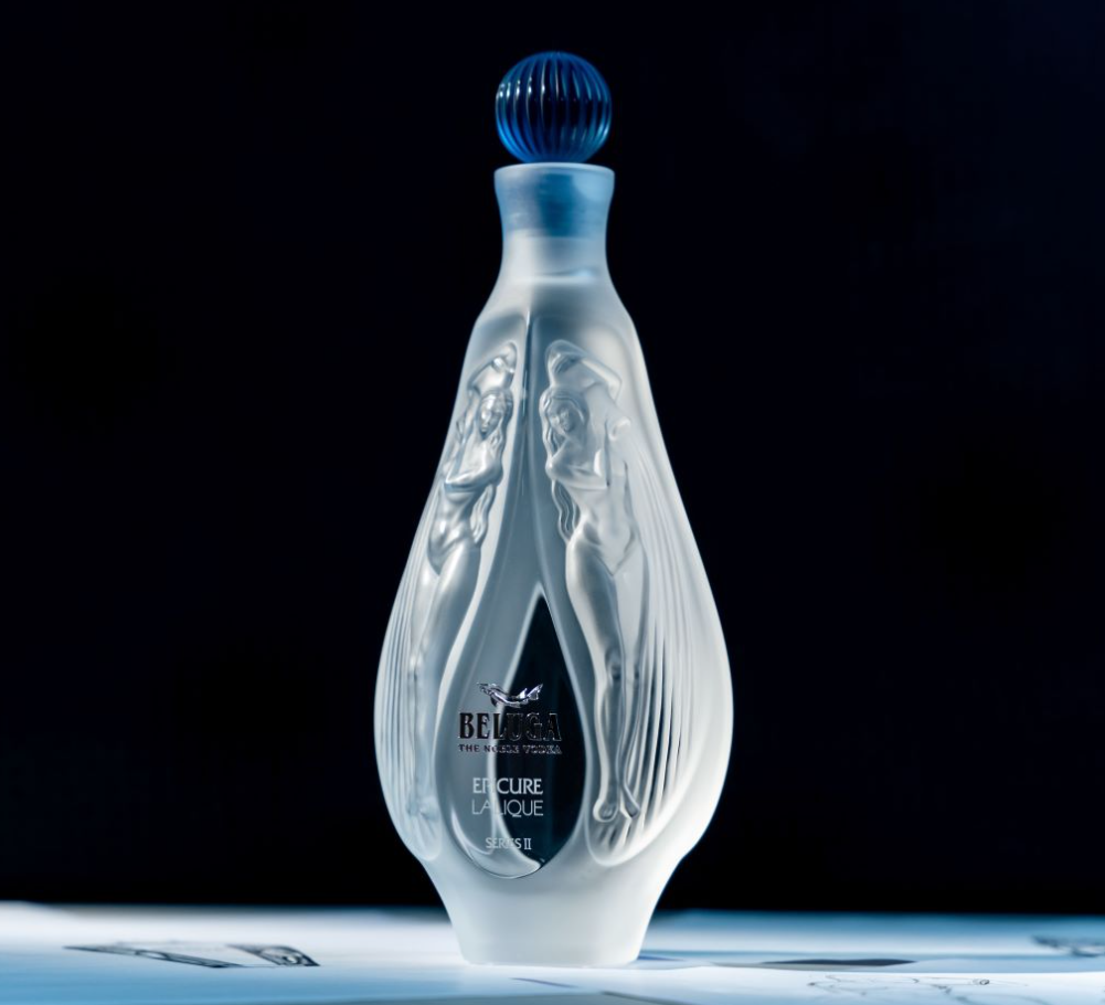 Lalique 和 Beluga 推出 Beluga Epicure Series II，合作推出伏特加包裝設(shè)計