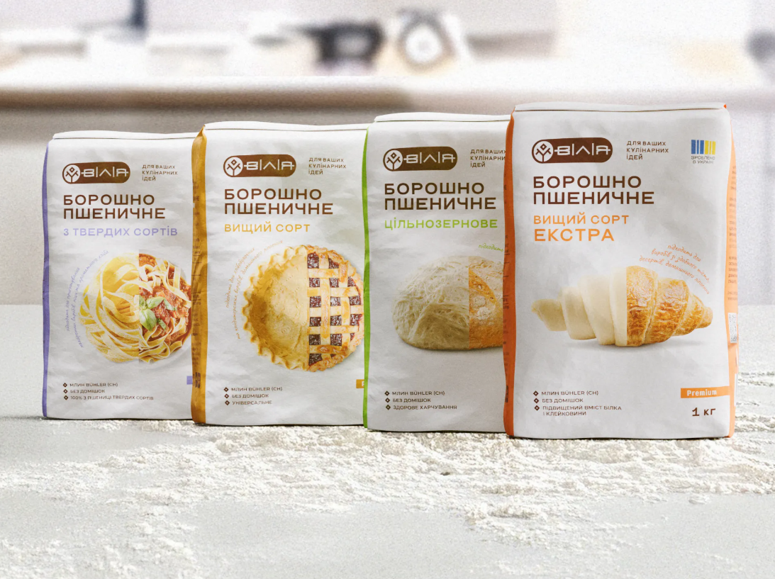 Dozen Agency創(chuàng)意Vilia面粉包裝設(shè)計欣賞