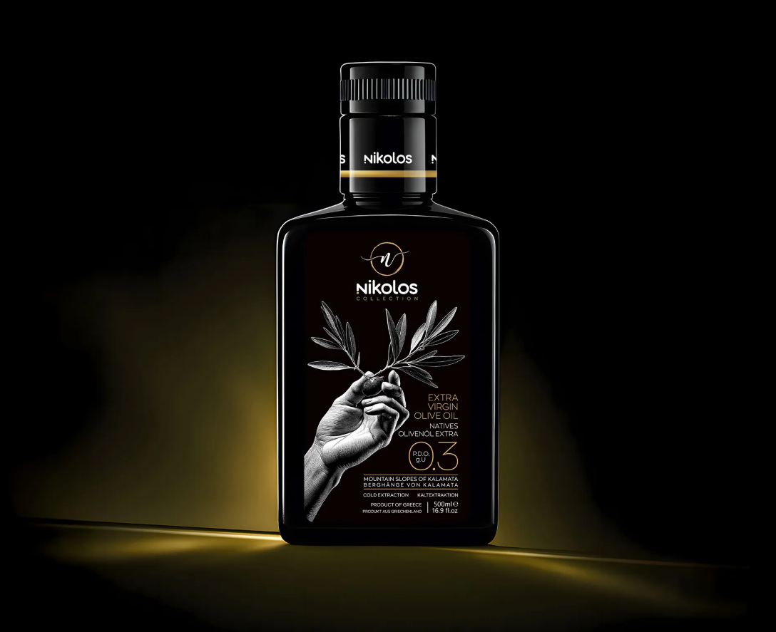Nikolos系列特級初榨橄欖油包裝設(shè)計欣賞